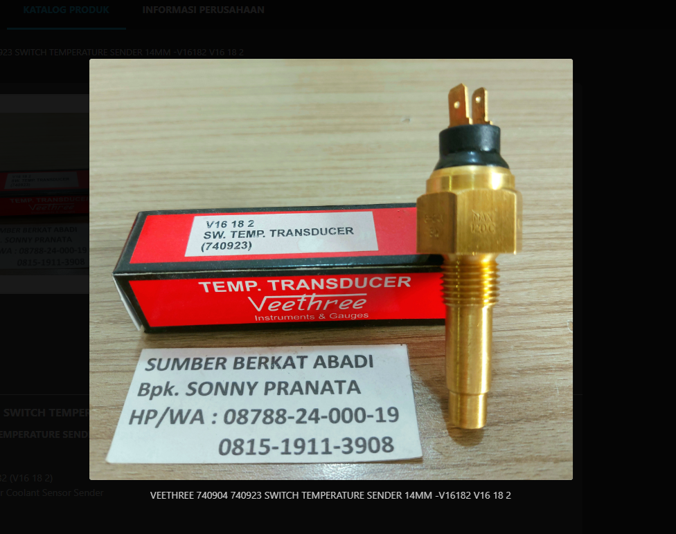 TEMPERATURE SENSOR 13 MM
