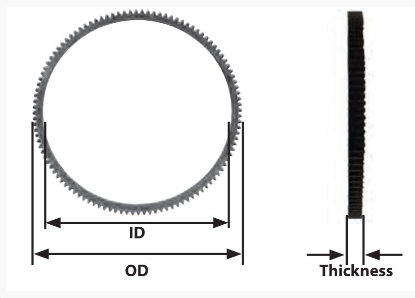 FLY WHEEL RING 117 TEETH