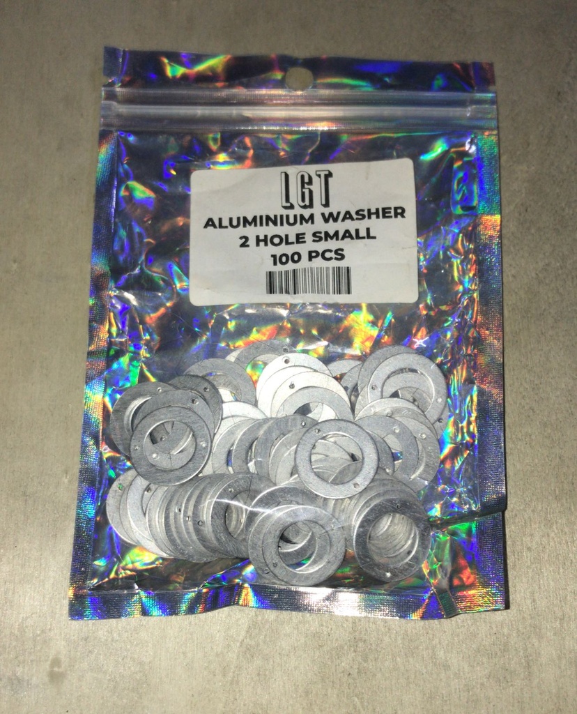 ALUMINIUM WASHER 2 HOLE SMALL