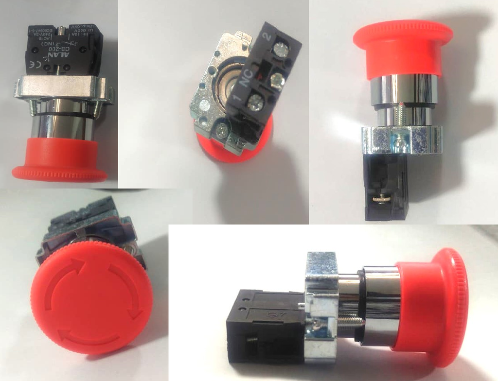 EMERGENCY STOP SWITCH SINGLE NC
