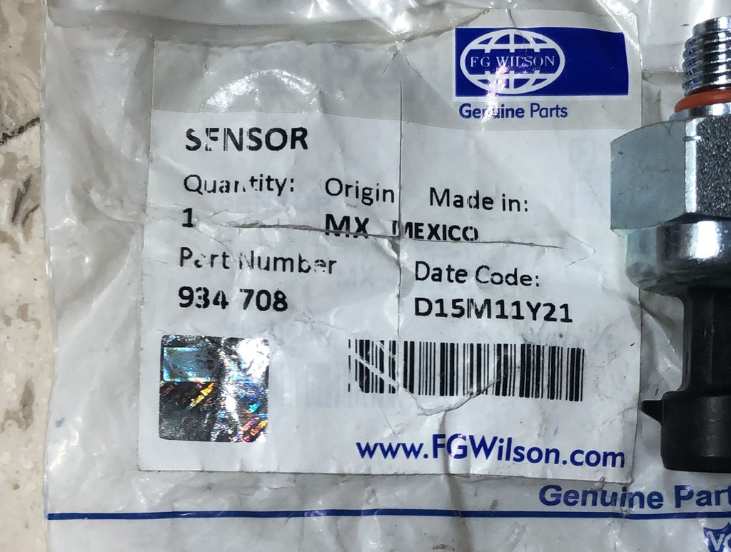 INJECTOR PRESSURE SENSOR