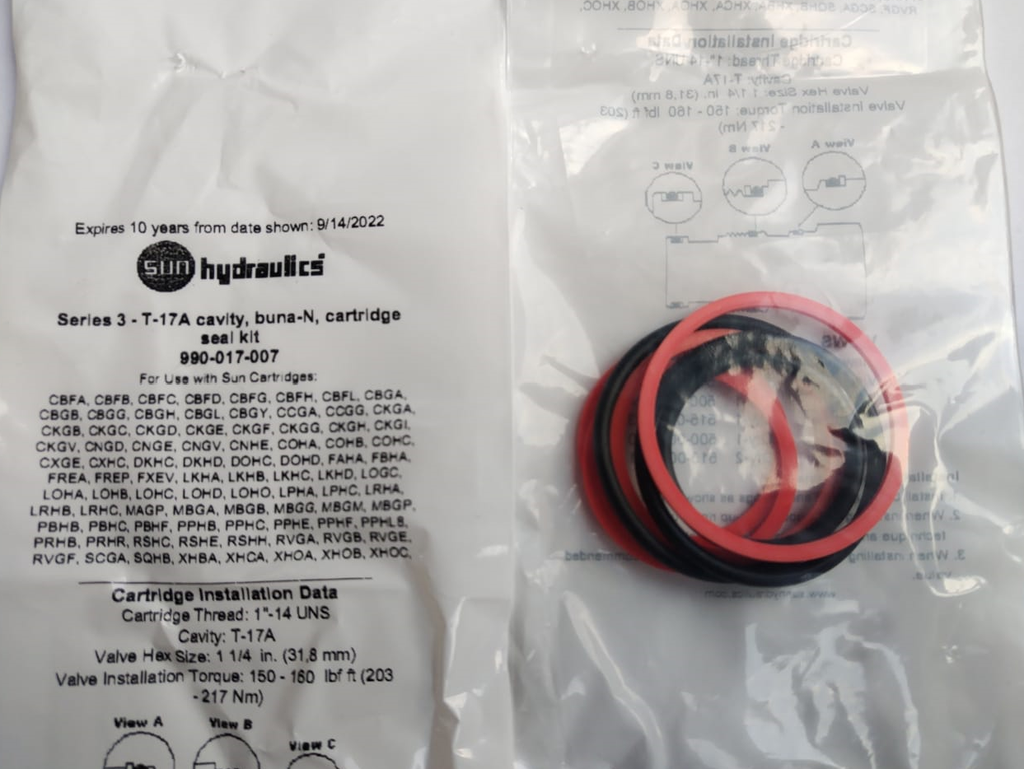 SEAL KIT RELIEF VALVE