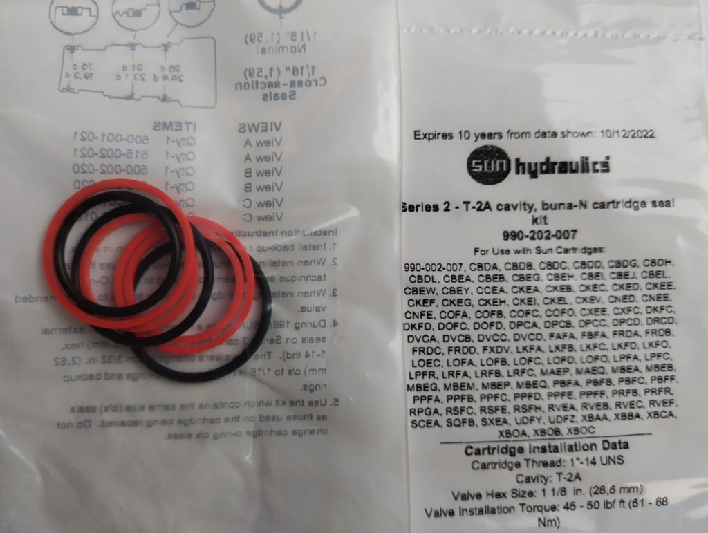 SEAL KIT RELIEF VALVE