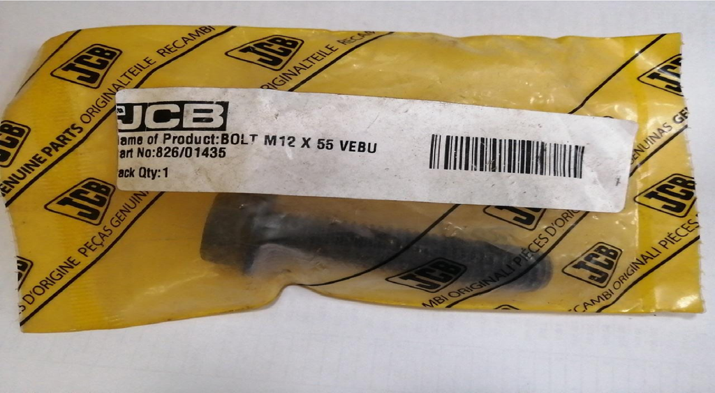 BOLT VERBUS RIPP M12X55MM LONG  