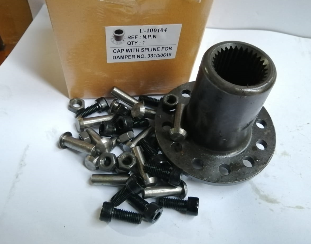 GEAR HUB WITH RIVET OF DAMPER