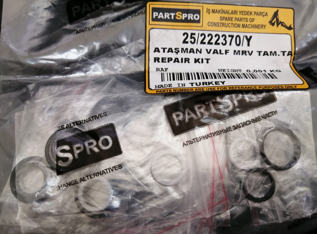 SEAL KIT RELIEF VALVE         