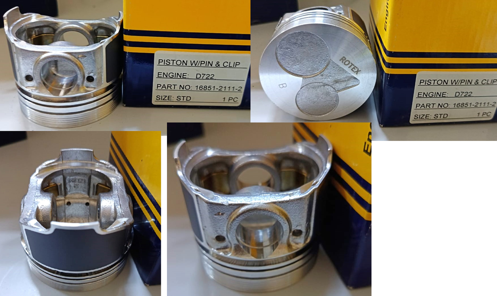 PISTON WITH PIN & LOCK BORE 67MM