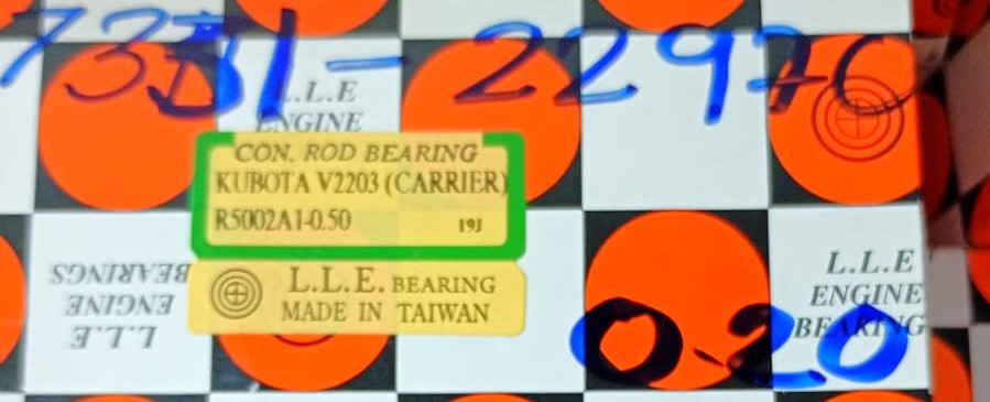 CON ROD BEARING 0.20