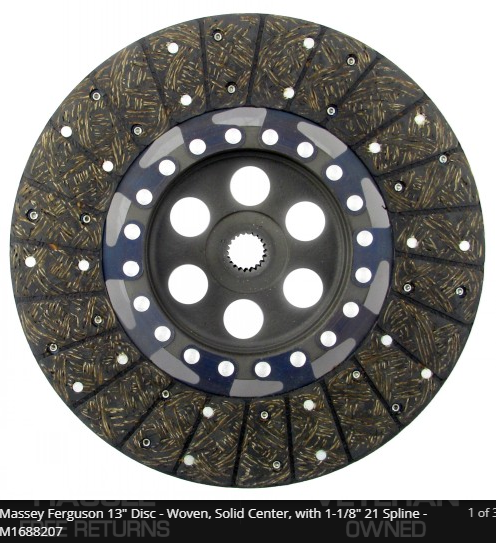 CLUTCH PLATE 13INCH SPLINE 21