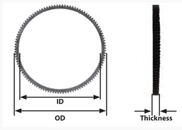 [0195856] FLY WHEEL RING 117 TEETH