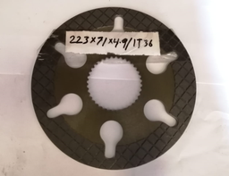 [PN143874  223X71X4.9/IT36] FRICTION PLATE 223X71X4.9/IT36